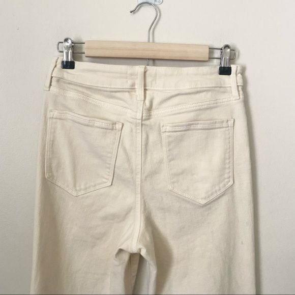 Athleta Flex Sculptek Cream Straight Leg Jeans - Picture 5 of 10